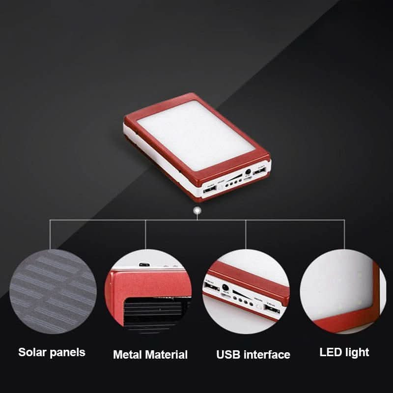 Dual USB Solar Mobile Power Bank | Portable Battery Charger for Camping & Outdoors | SEC88