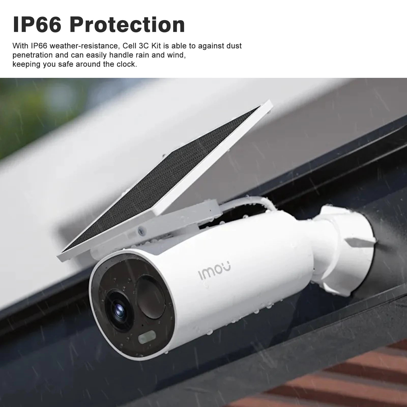 IMOU Cell 3C Solar Security Camera – Wi-Fi, Battery-Powered, Human Detection