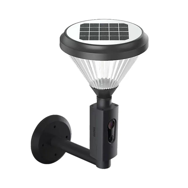 2MP 1080P Solar-Powered Floodlight Security Camera - Full-Color Wide-Angle CCTV for Home & Garden