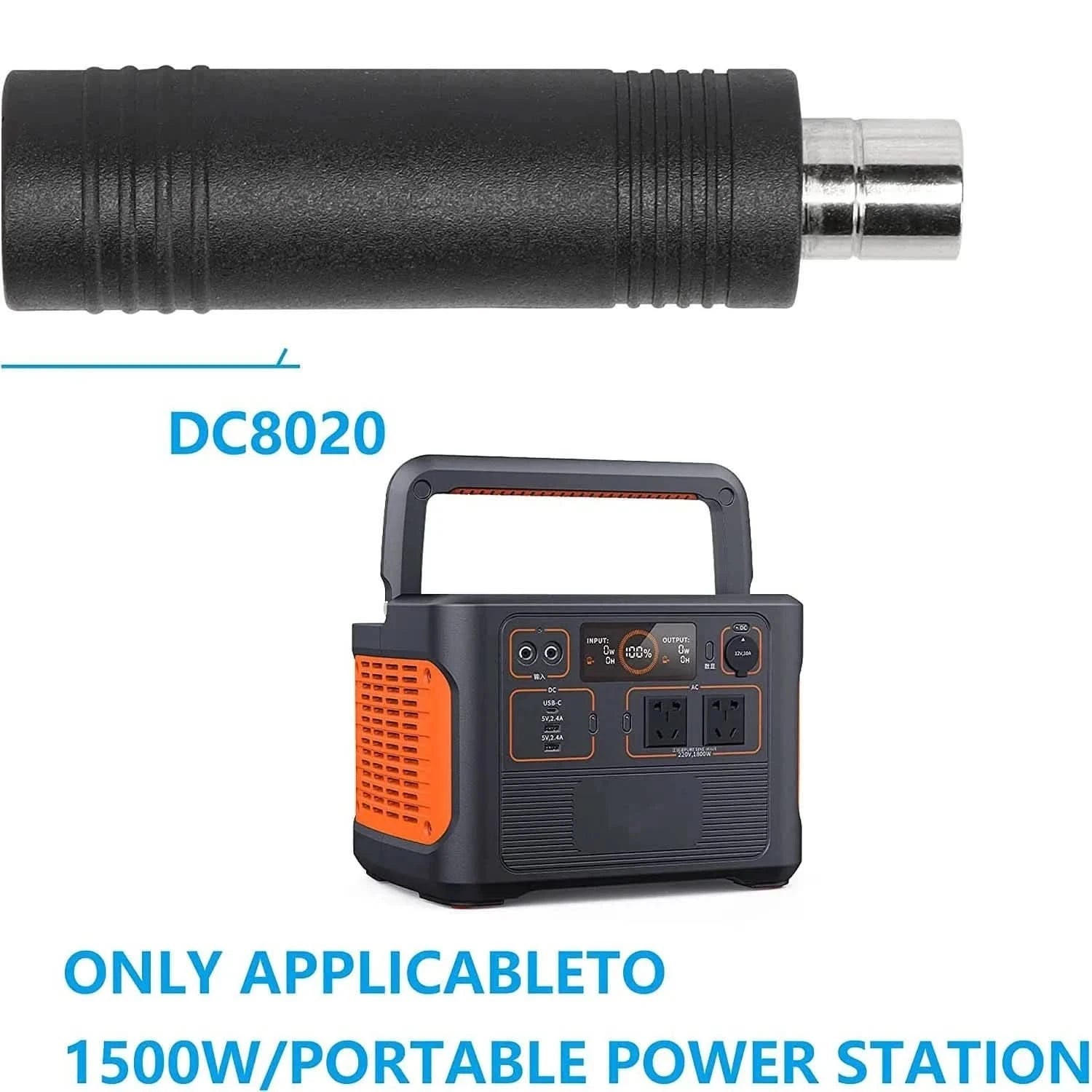 DC 7909 to DC 8020 Adapter Connector for Solar Panels – Compatible with Jackery Explorer 1500 | RV Portable Power Station