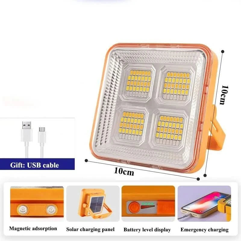 Solar Portable Lantern & Power Bank | Rechargeable LED Camping Light