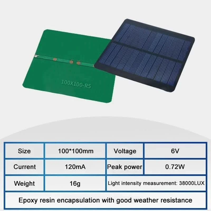 Wholesale 6V Mini Solar Panel for DIY Projects - 70mA to 550mA | Solar Battery Charger Module