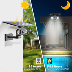 Wireless Dummy Security Camera Floodlights for Garden & Driveway