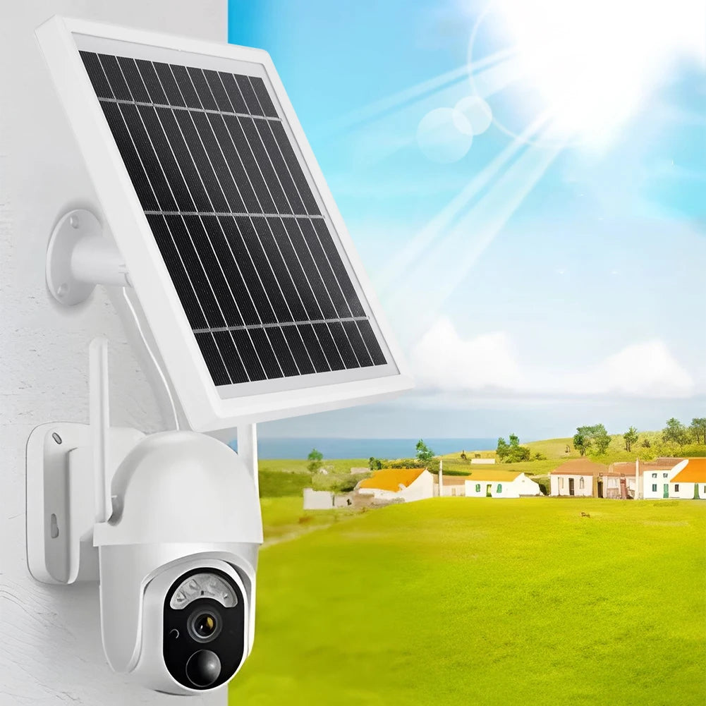 4.5W Solar Panel - Wall-Mounted Low-Power Charging for Doorbell Security Cameras