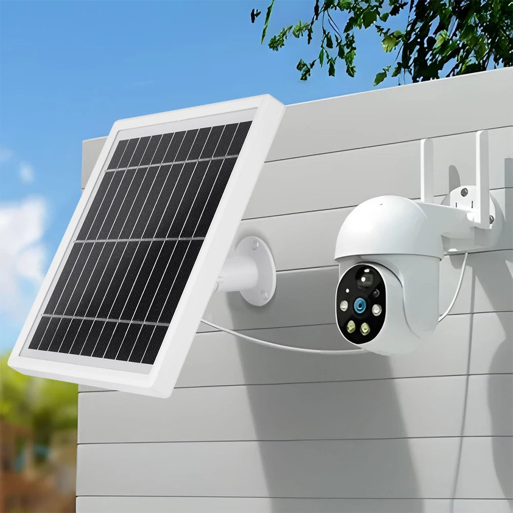 4.5W Solar Panel - Wall-Mounted Low-Power Charging for Doorbell Security Cameras