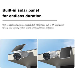 IMOU Cell 3C Solar Security Camera – Wi-Fi, Battery-Powered, Human Detection