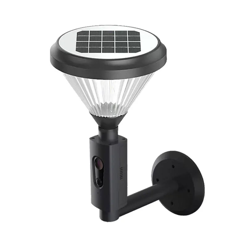 2MP 1080P Solar-Powered Floodlight Security Camera - Full-Color Wide-Angle CCTV for Home & Garden