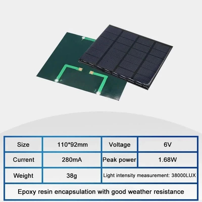 Wholesale 6V Mini Solar Panel for DIY Projects - 70mA to 550mA | Solar Battery Charger Module