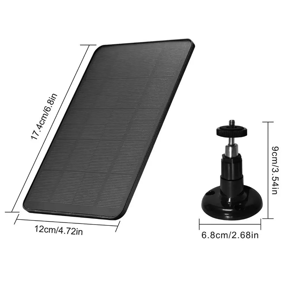 3W 5V Solar Panel - High Power Charger for Security Cameras & Home Lights