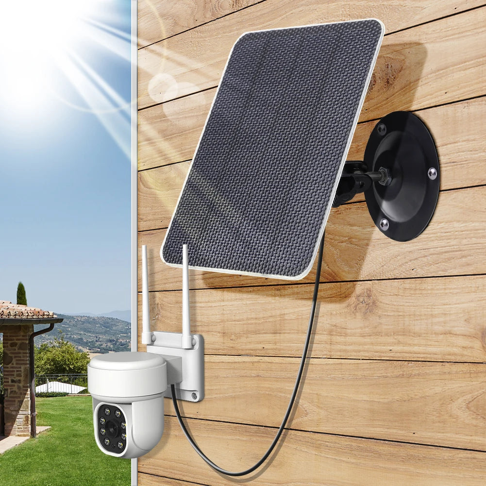 10W 5V Solar Panel – Waterproof Charger for Security Cameras