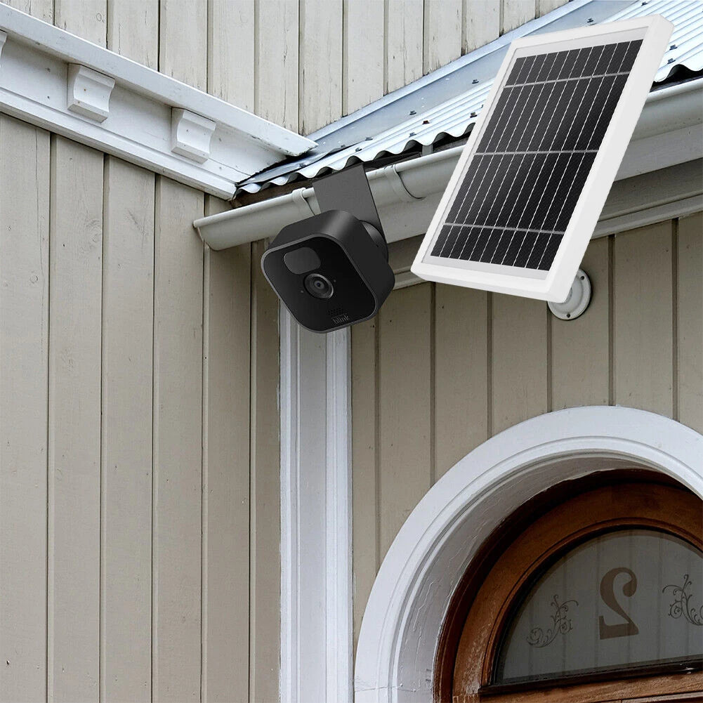 4.5W Solar Panel - Wall-Mounted Low-Power Charging for Doorbell Security Cameras