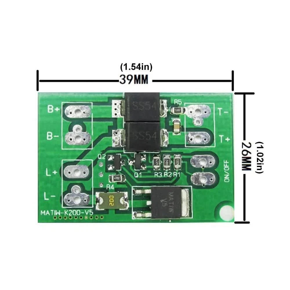 Automatic Solar Panel Battery Charger & LED Night Light Lamp Control for Garden & Street Light - 3.7V 7.4V 11.1V Module