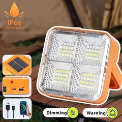 Solar Portable Lantern & Power Bank | Rechargeable LED Camping Light